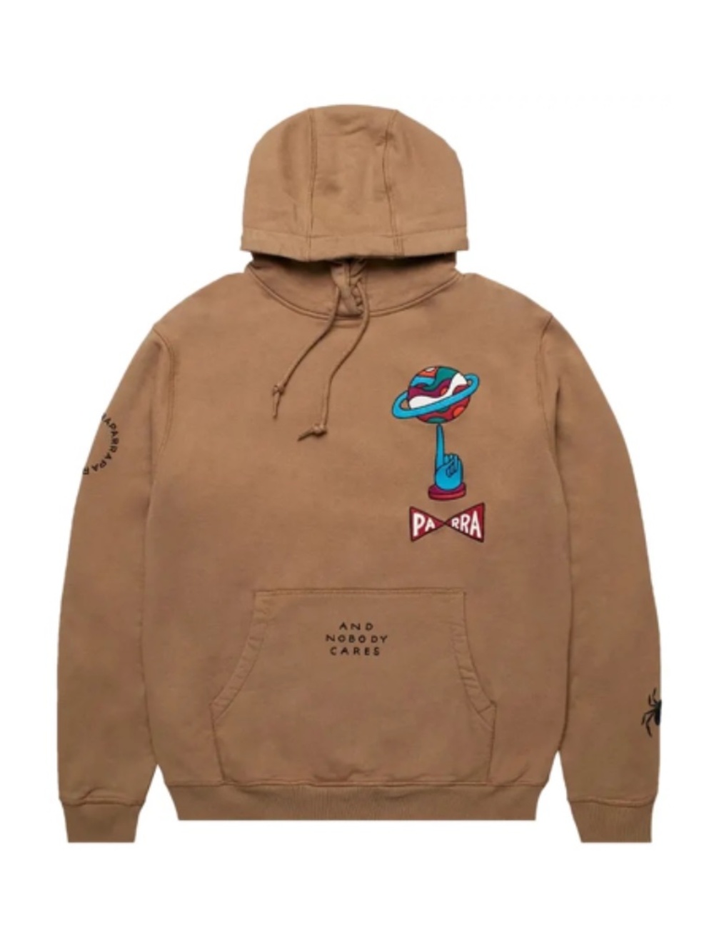 By Parra World Balance Hooded Sweatshirt - Camel